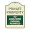 Signmission Private Property No Long-Term Parking Permitted Heavy-Gauge Aluminum Sign, 24" x 18", TG-1824-23253 A-DES-TG-1824-23253 - alternate 1
